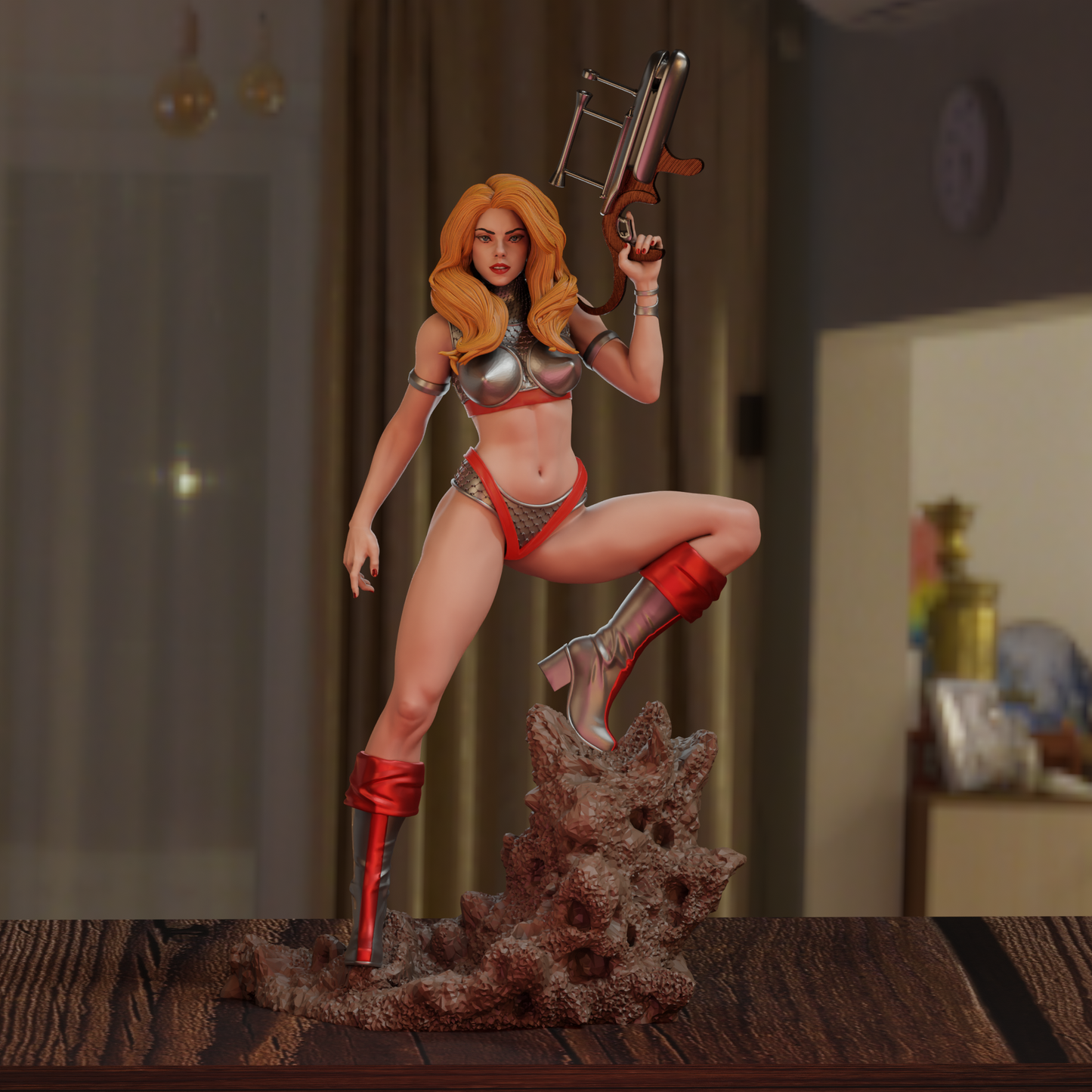 Barbarella - 3D Printed Model Kit 1:6 scale