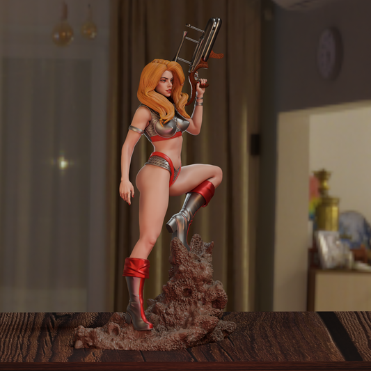 Barbarella - 3D Printed Model Kit 1:6 scale