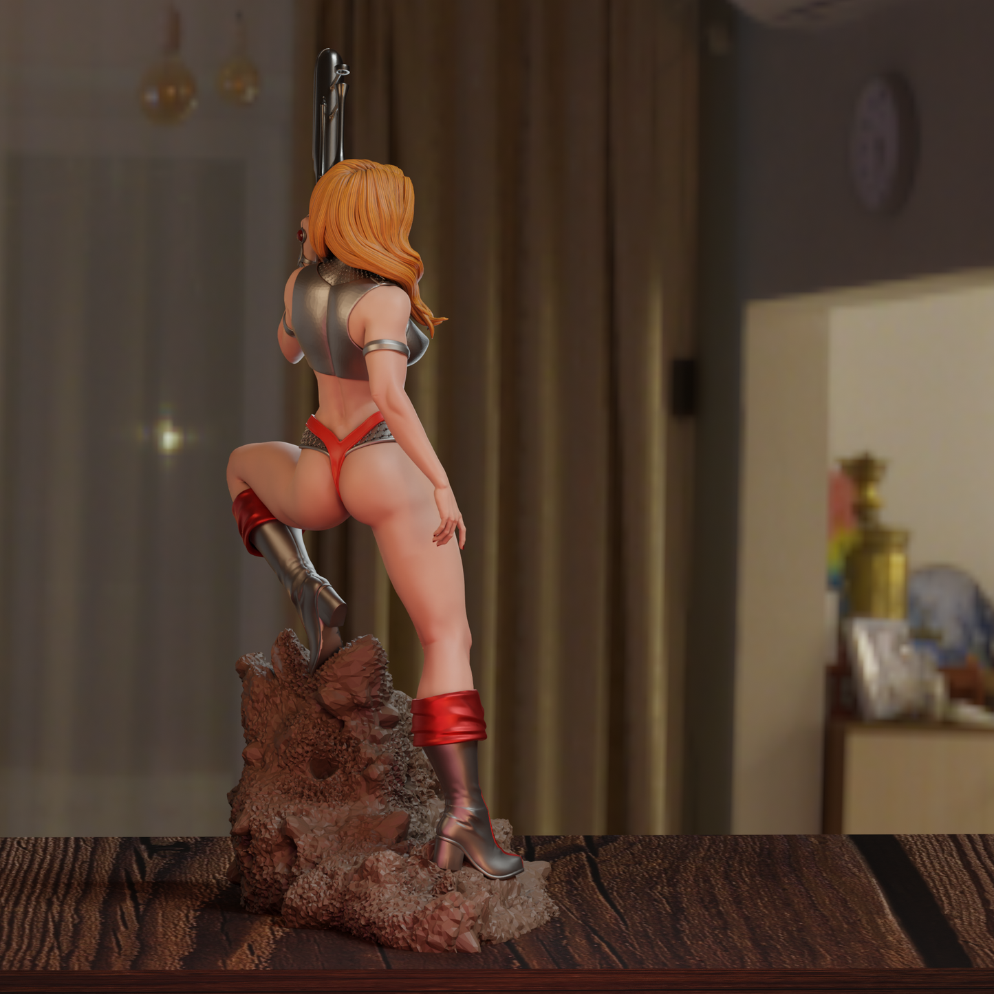 Barbarella - 3D Printed Model Kit 1:6 scale