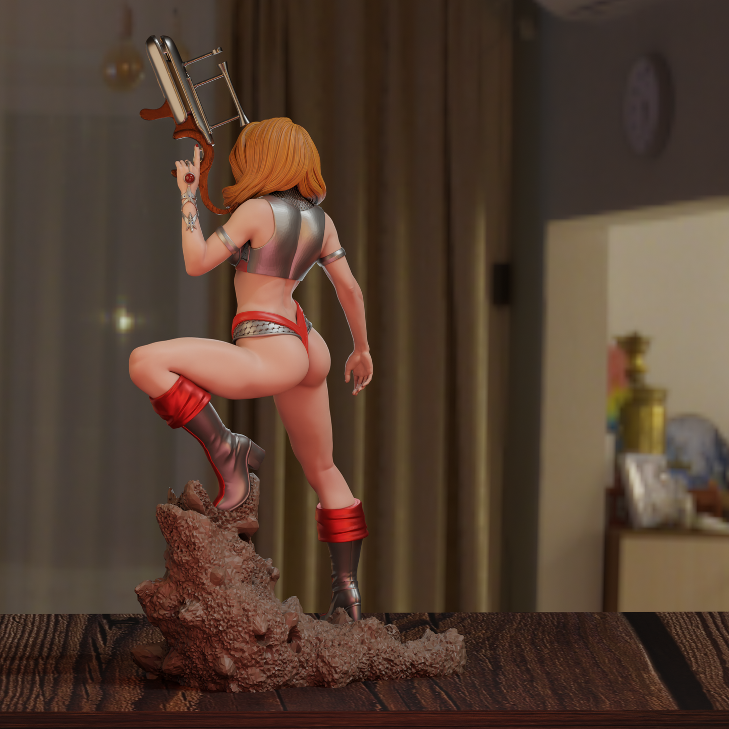 Barbarella - 3D Printed Model Kit 1:6 scale