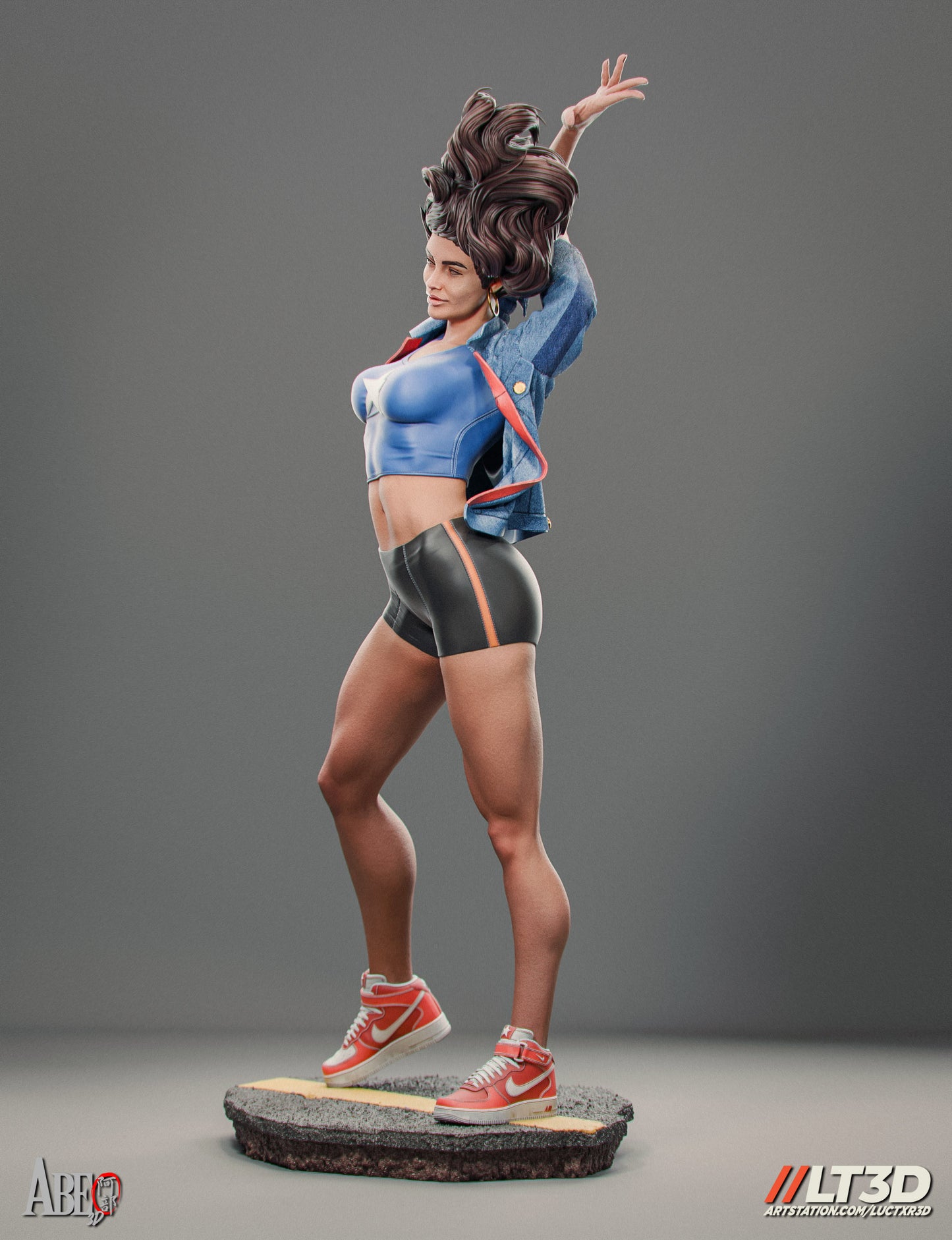 America Chavez 3d Printed Statue Model Kit 4 and 6 scale