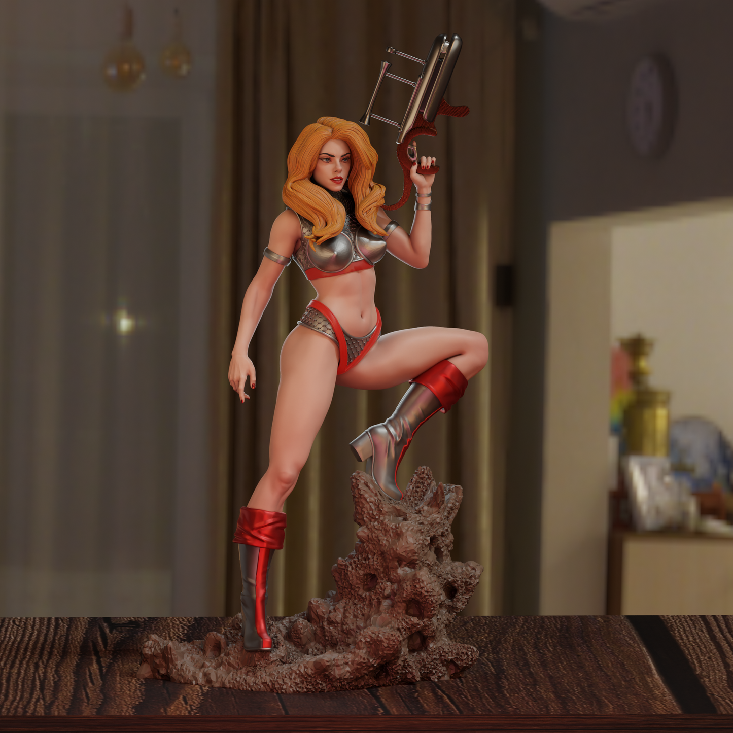 Barbarella - 3D Printed Model Kit 1:6 scale