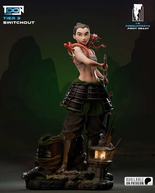 Mulan - Fan Art - 3D Print Kit