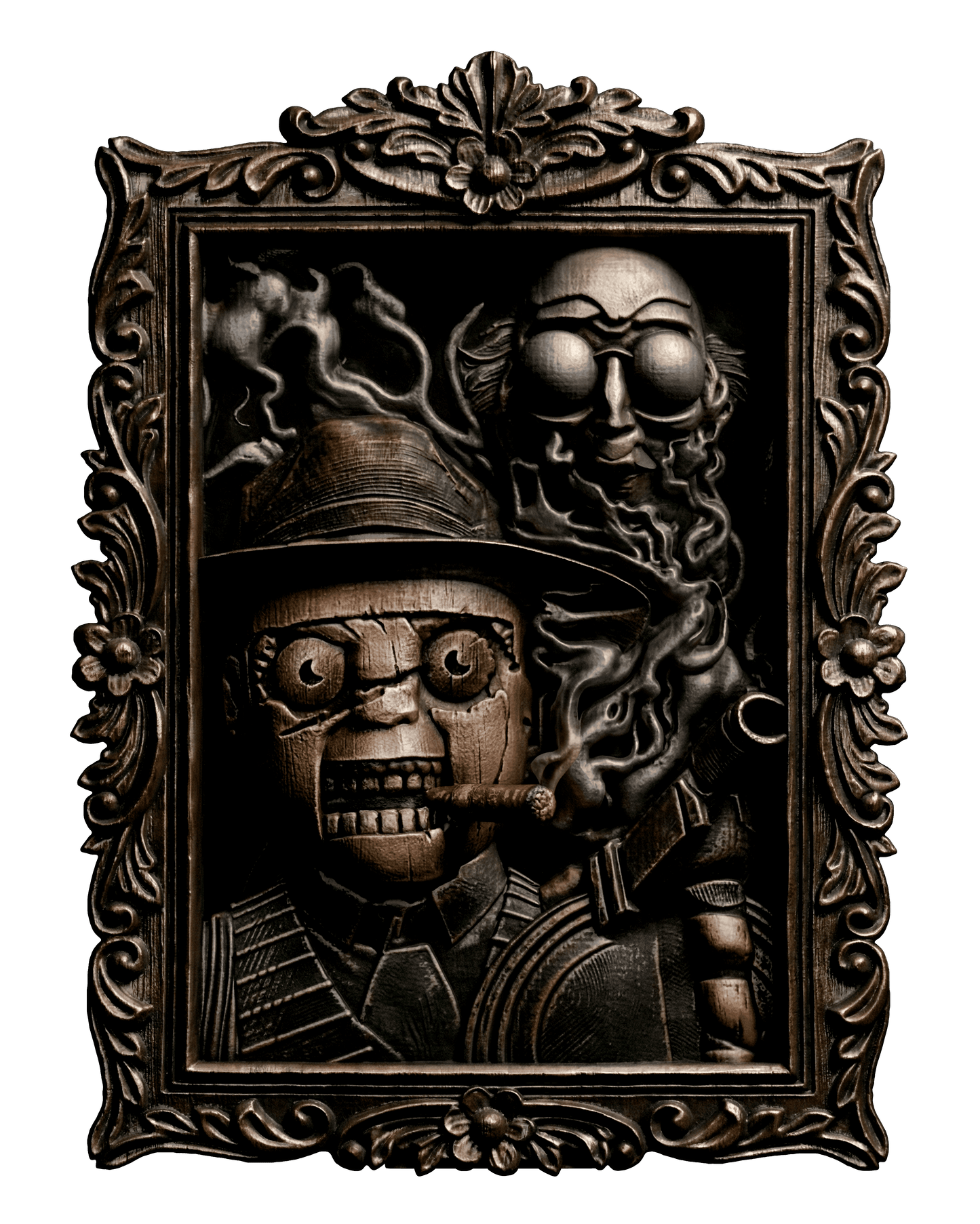 Scarface and Ventriloquist - Portrait - 3D Model Kit - Fan Art