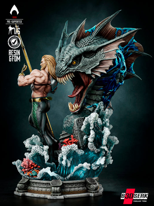 Aquaman - Sculpt - 6 or 12 scale - 3D Model Kit - Fan Art