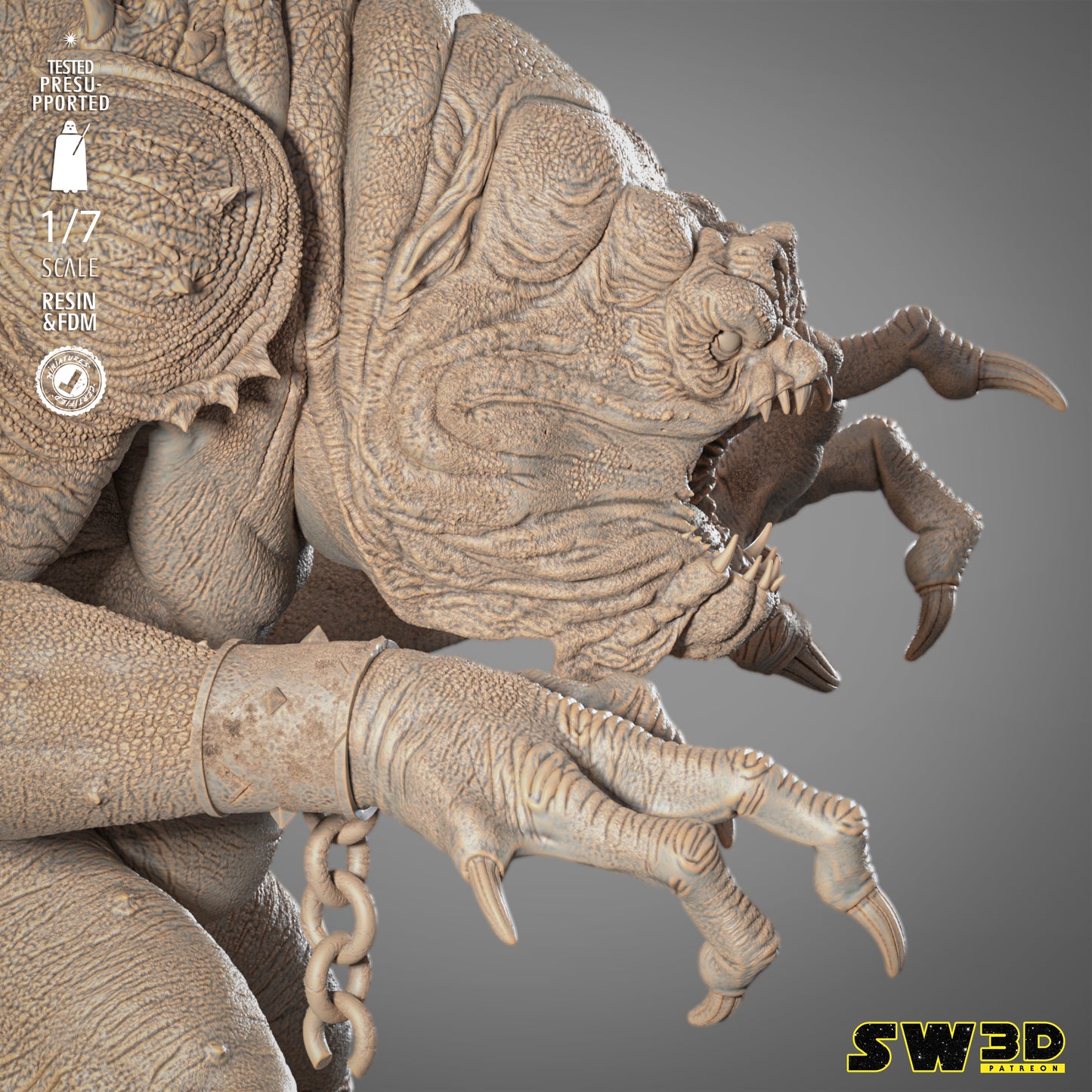 Rancor Sculpt (Star Wars) - Fan Art - 3D Print Model Kit