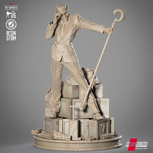 The Riddler (Batman) 3d Printed 6 or 12 Scale Statue Model Kit