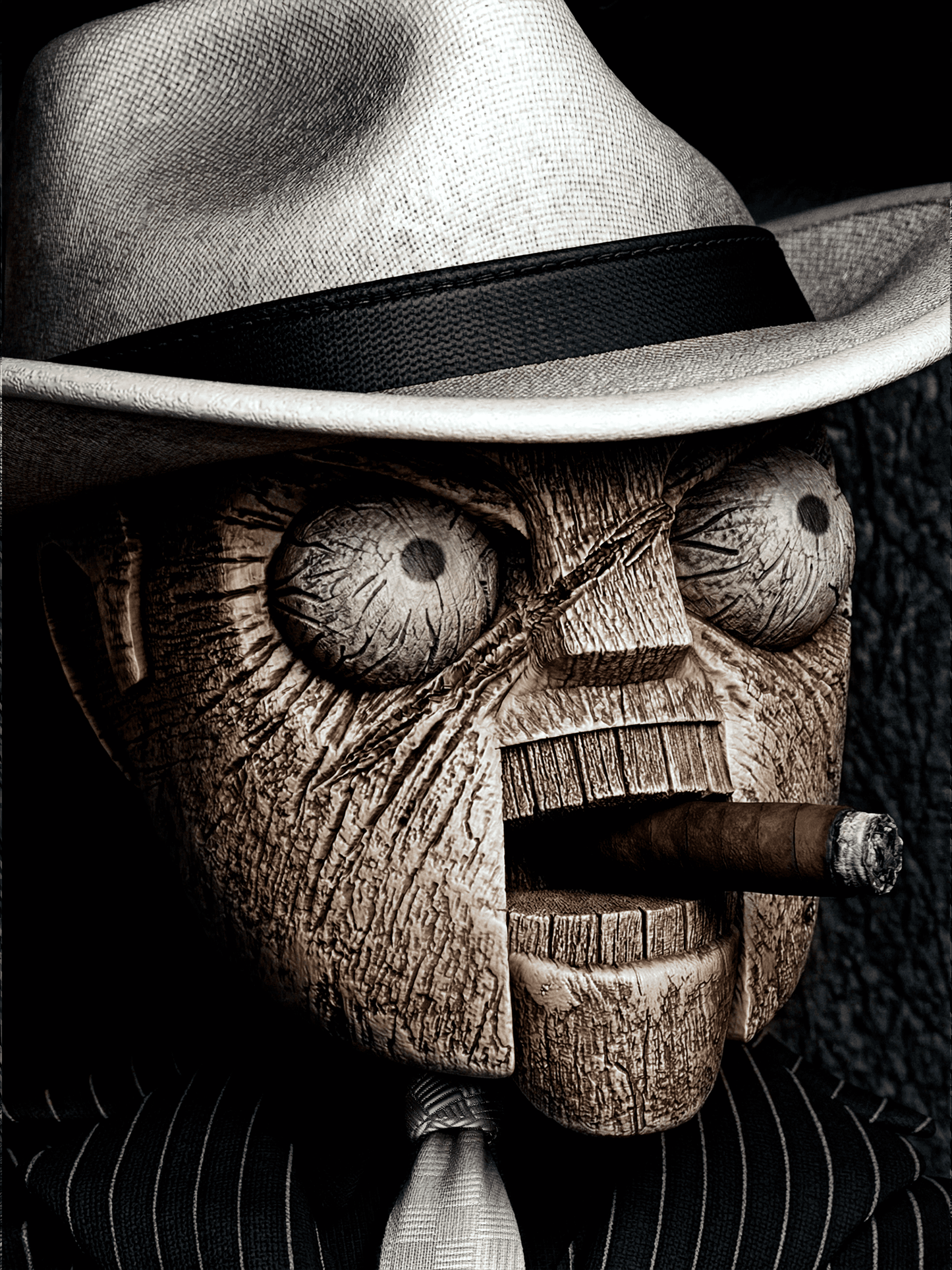 Scarface and Ventriloquist - Bust- 3D Model Kit - Fan Art