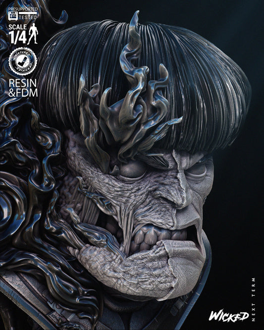 Marvel War Portrait Bust - 3D Print Kit 4th and 8th Scale