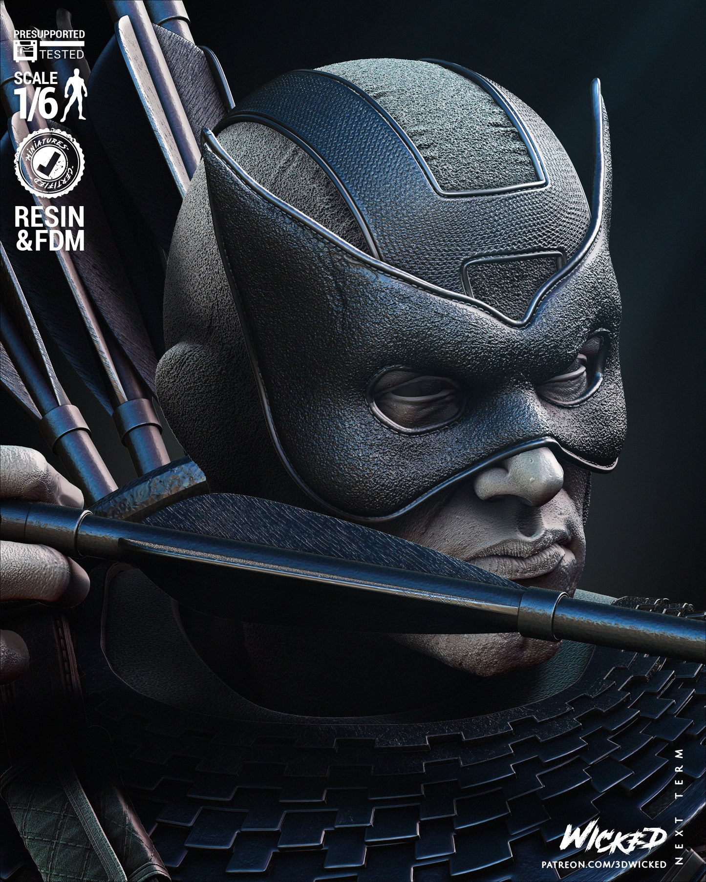 Black Widow and Hawkeye Diorama (Fan Art)