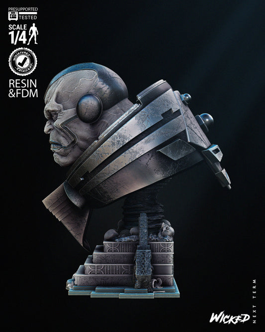 Apocalypse Portrait Bust- 3D Printed - 4th or 8th scale - Fan Art