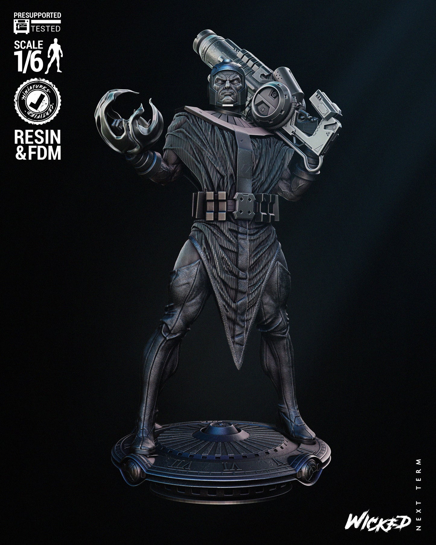 Kang the Conqueror (Fan Art) Statue - 6 or 12 scale - 3D Print kit