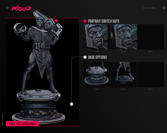 Kang the Conqueror (Fan Art) Statue - 6 or 12 scale - 3D Print kit