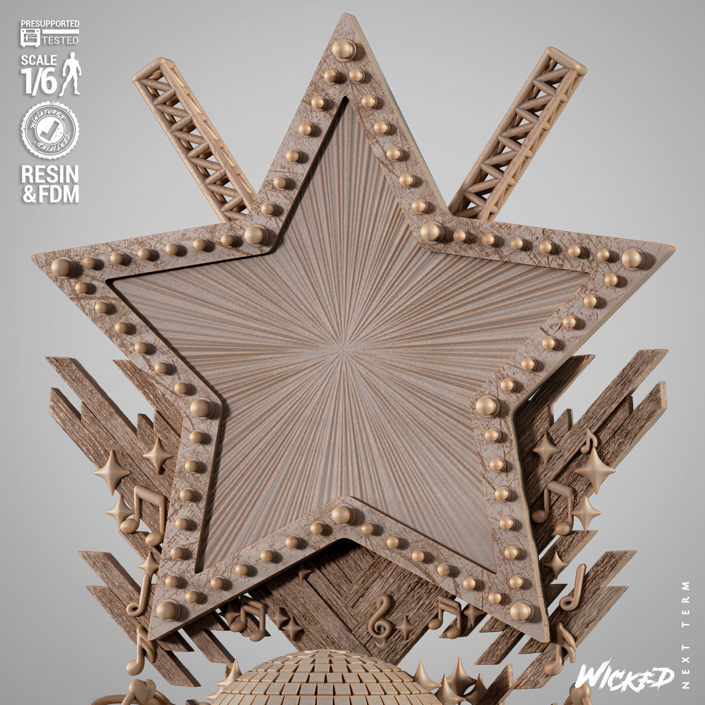 Dazzler Sculpt (Fan Art) - 1:6 scale 3d Printed kit