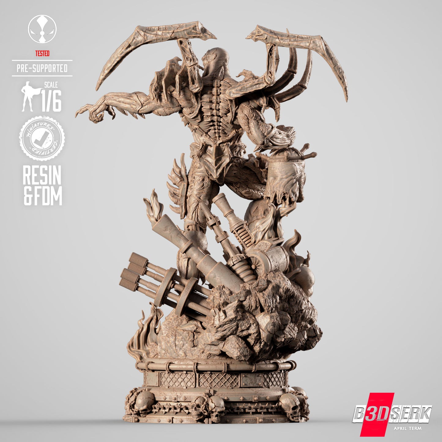 Curse of Spawn (Sculpt) 3d Print - Unpainted model kit