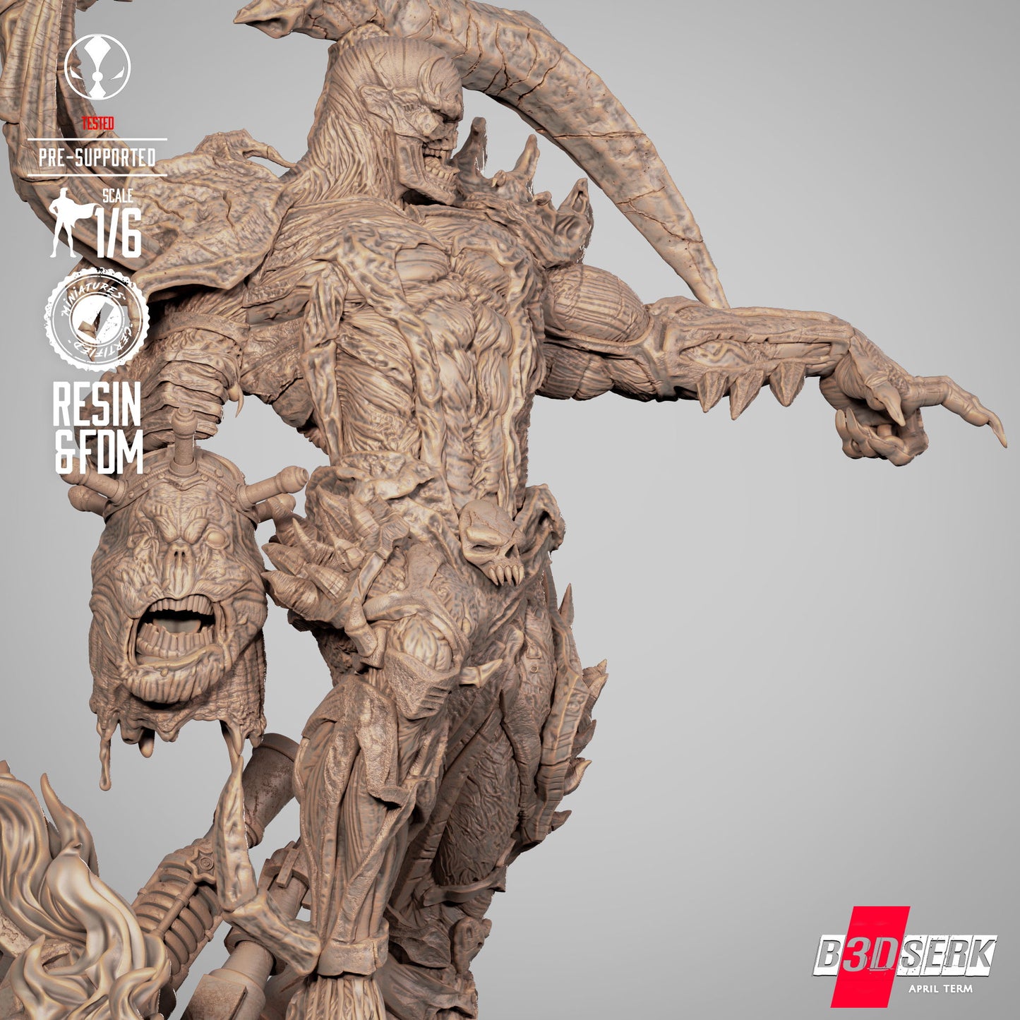 Curse of Spawn (Sculpt) 3d Print - Unpainted model kit
