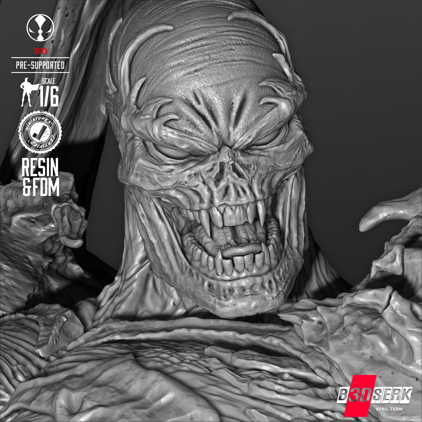Curse of Spawn (Sculpt) 3d Print - Unpainted model kit