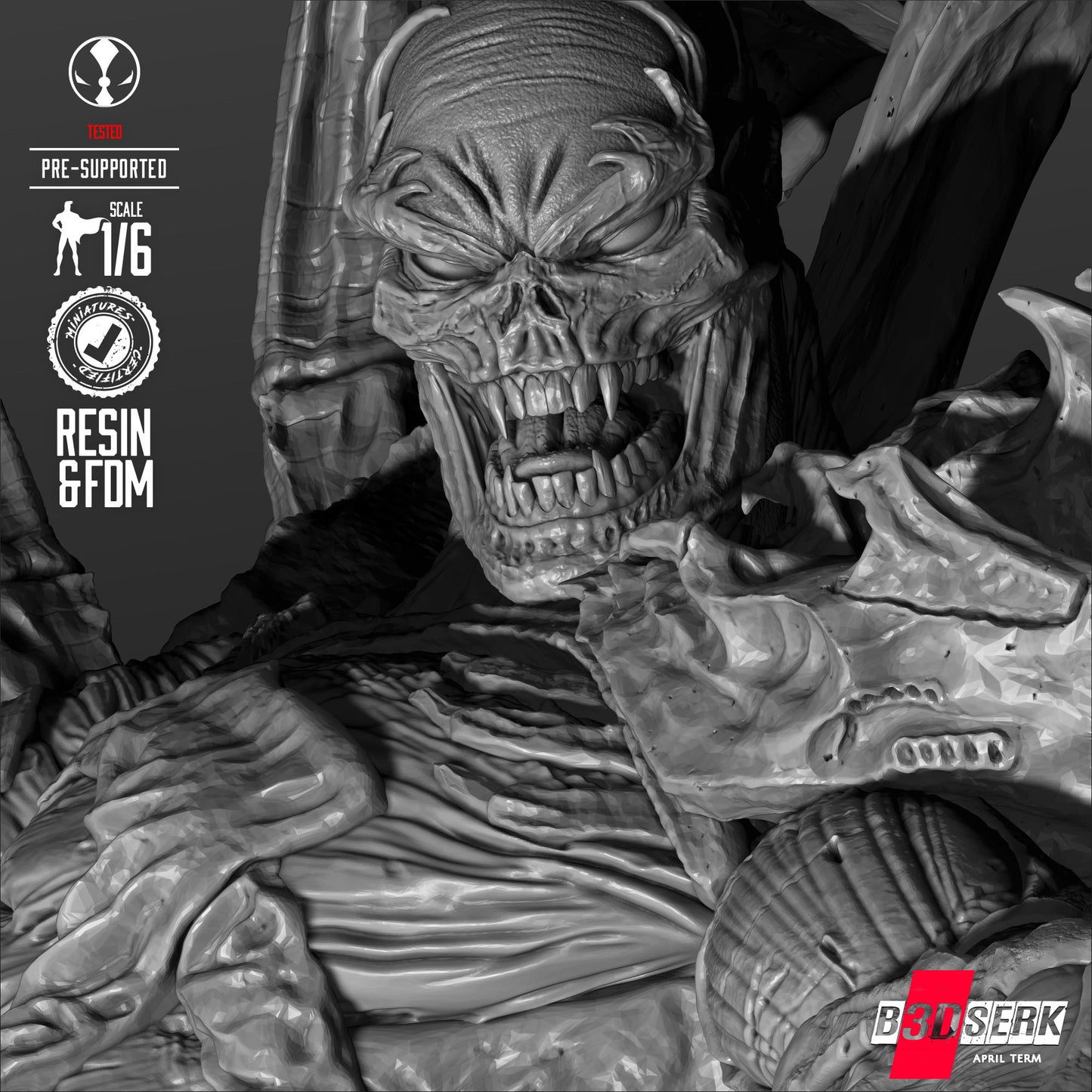 Curse of Spawn (Sculpt) 3d Print - Unpainted model kit
