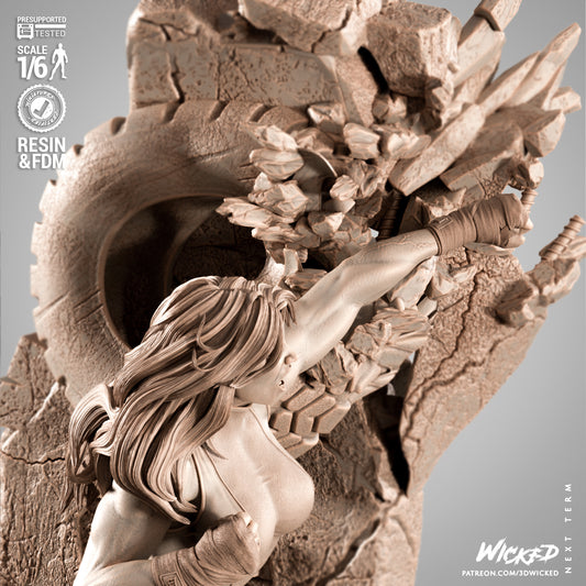 She-Hulk (Sculpt) 3d Print - Unpainted model kit