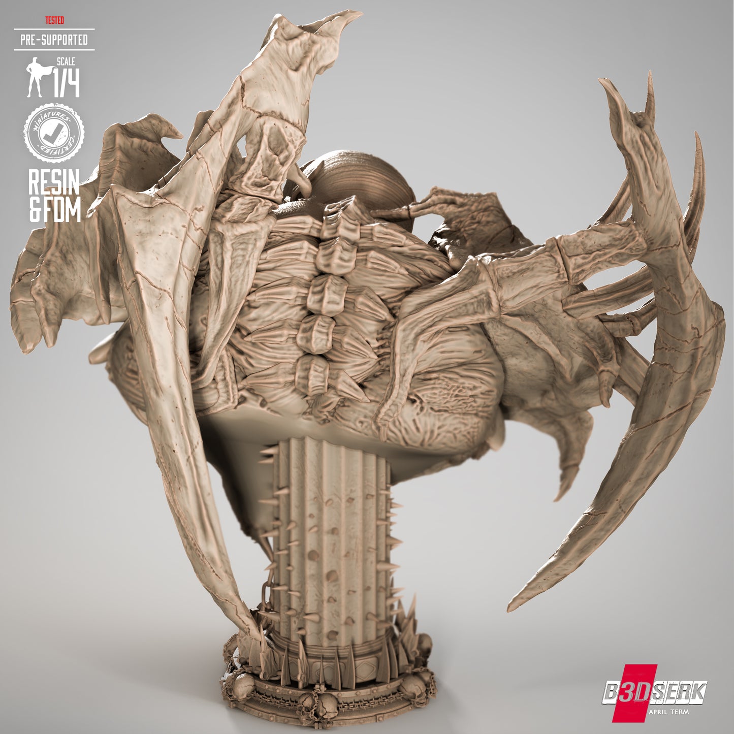 Curse of Spawn (Bust) 3d Print - Unpainted model kit