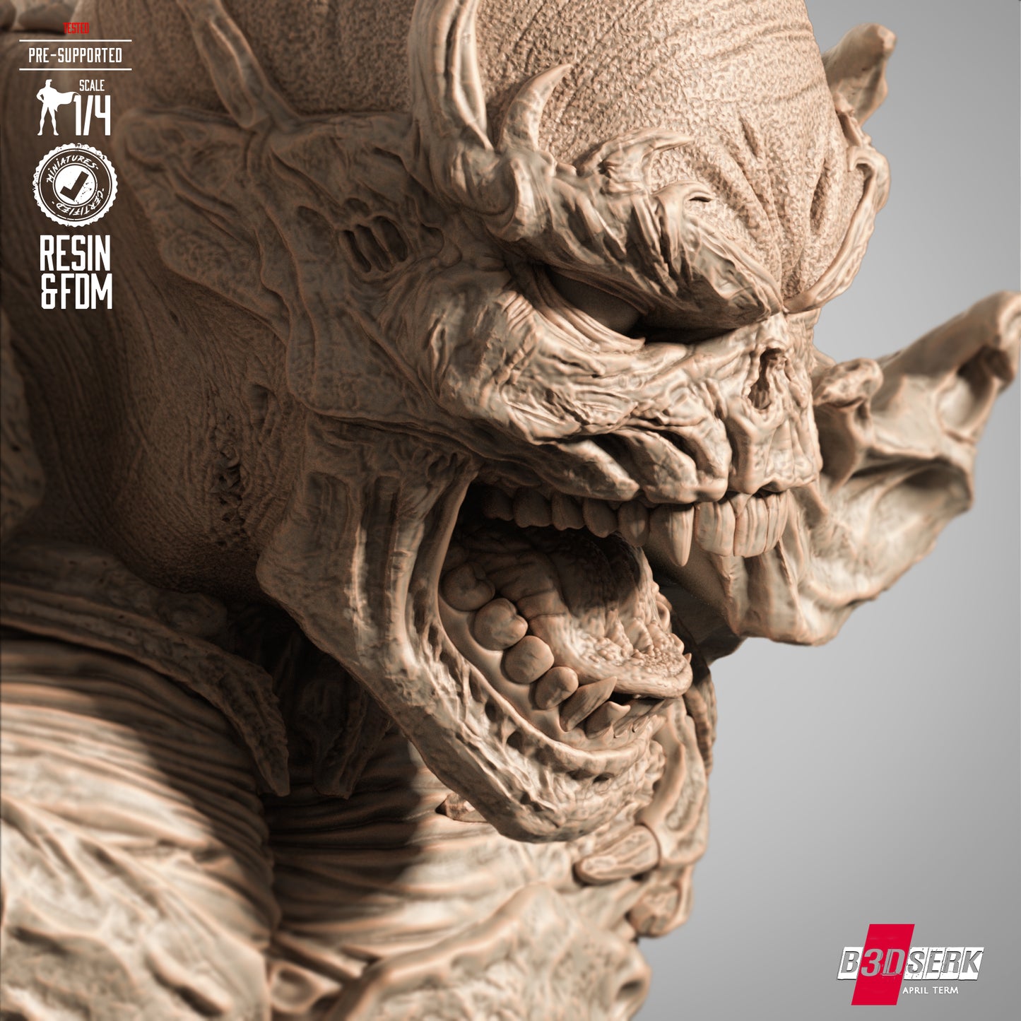 Curse of Spawn (Bust) 3d Print - Unpainted model kit