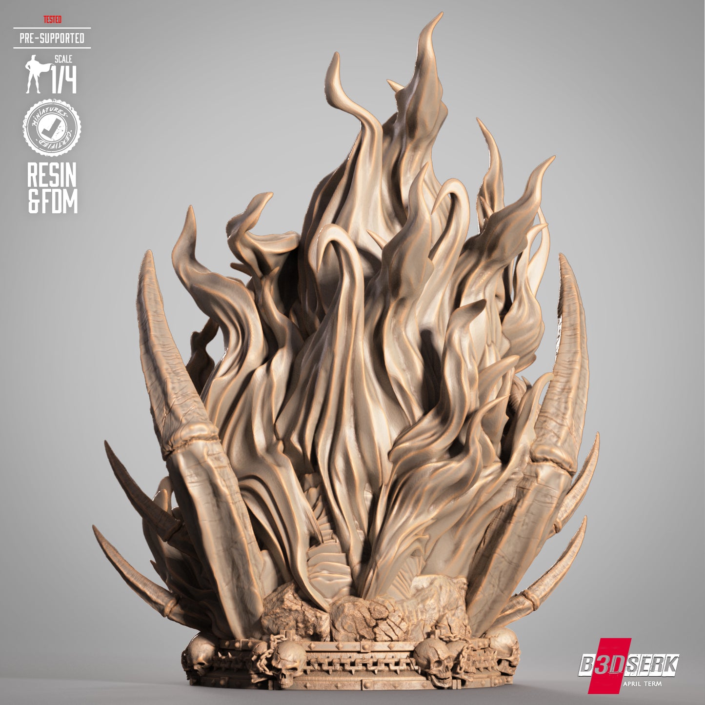Curse of Spawn Head (Bust) 3d Print - Unpainted model kit