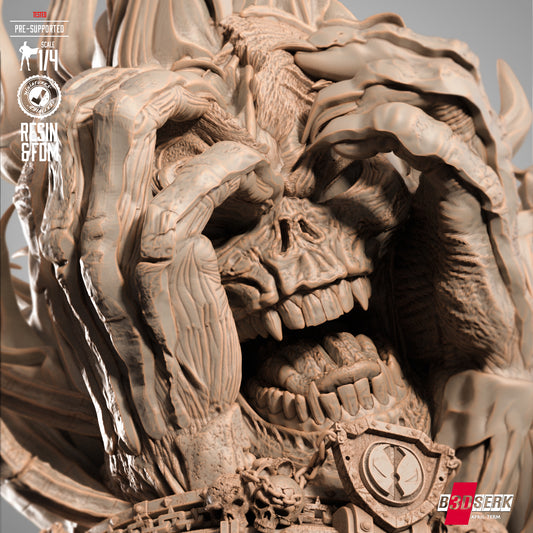Curse of Spawn Head (Bust) 3d Print - Unpainted model kit