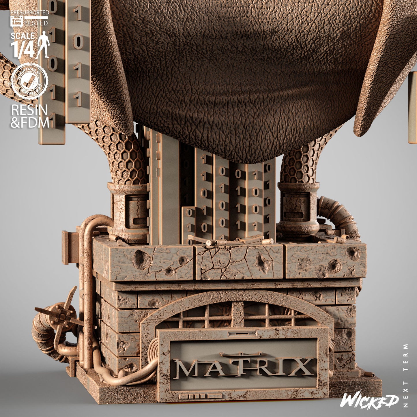 Trinity - The Matrix (Bust) 3D Print - Unpainted model kit - Fan Art