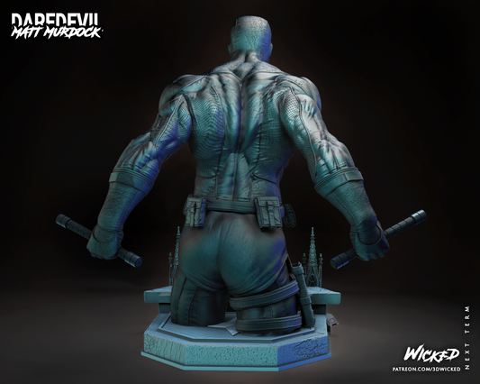 Daredevil Bust (Marvel) 3d Printed Bust
