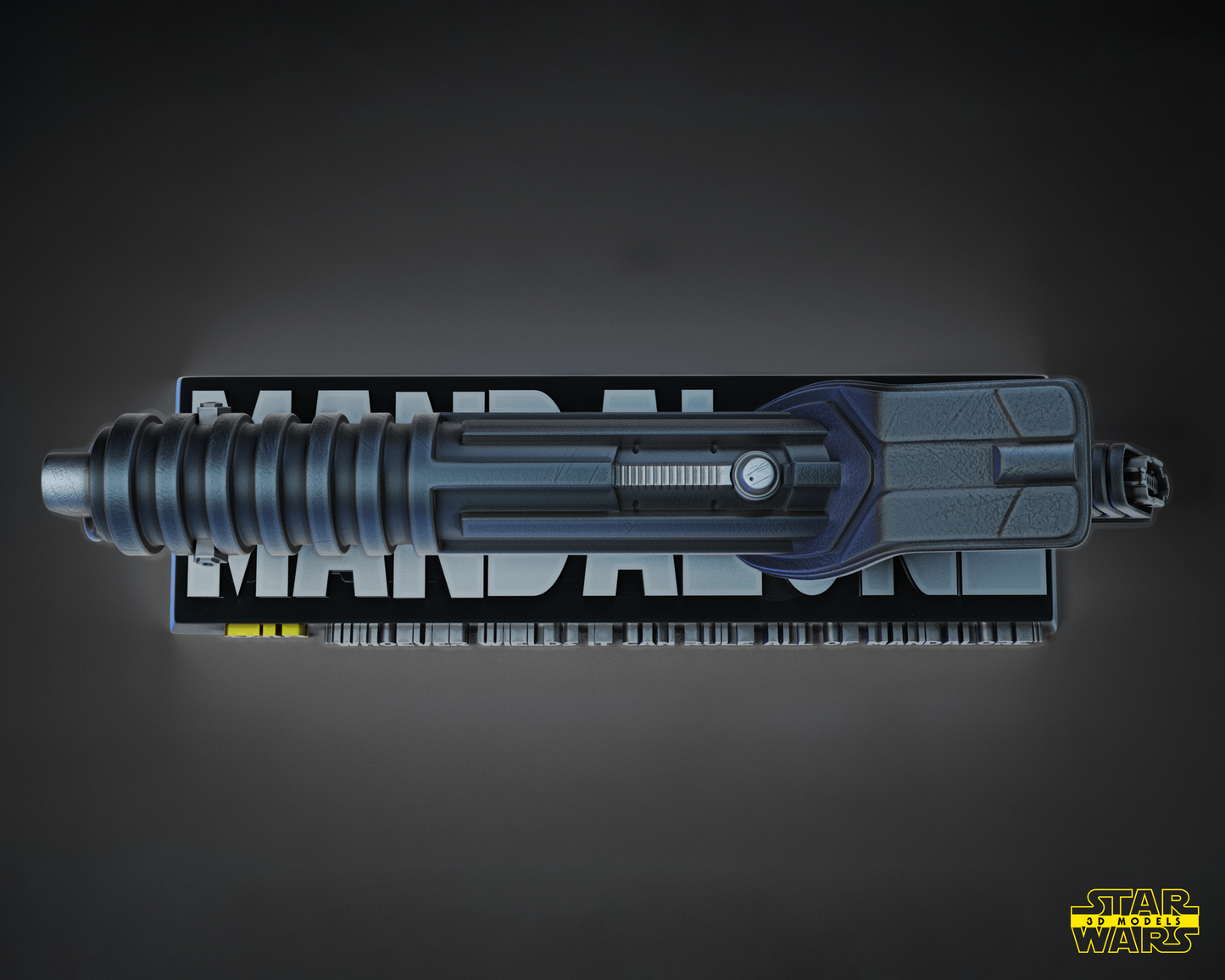 Dark Saber (Star Wars) Fan Art - 1:1 or 1:2 Scale (300mm or 150mm Long) - 3D Printed