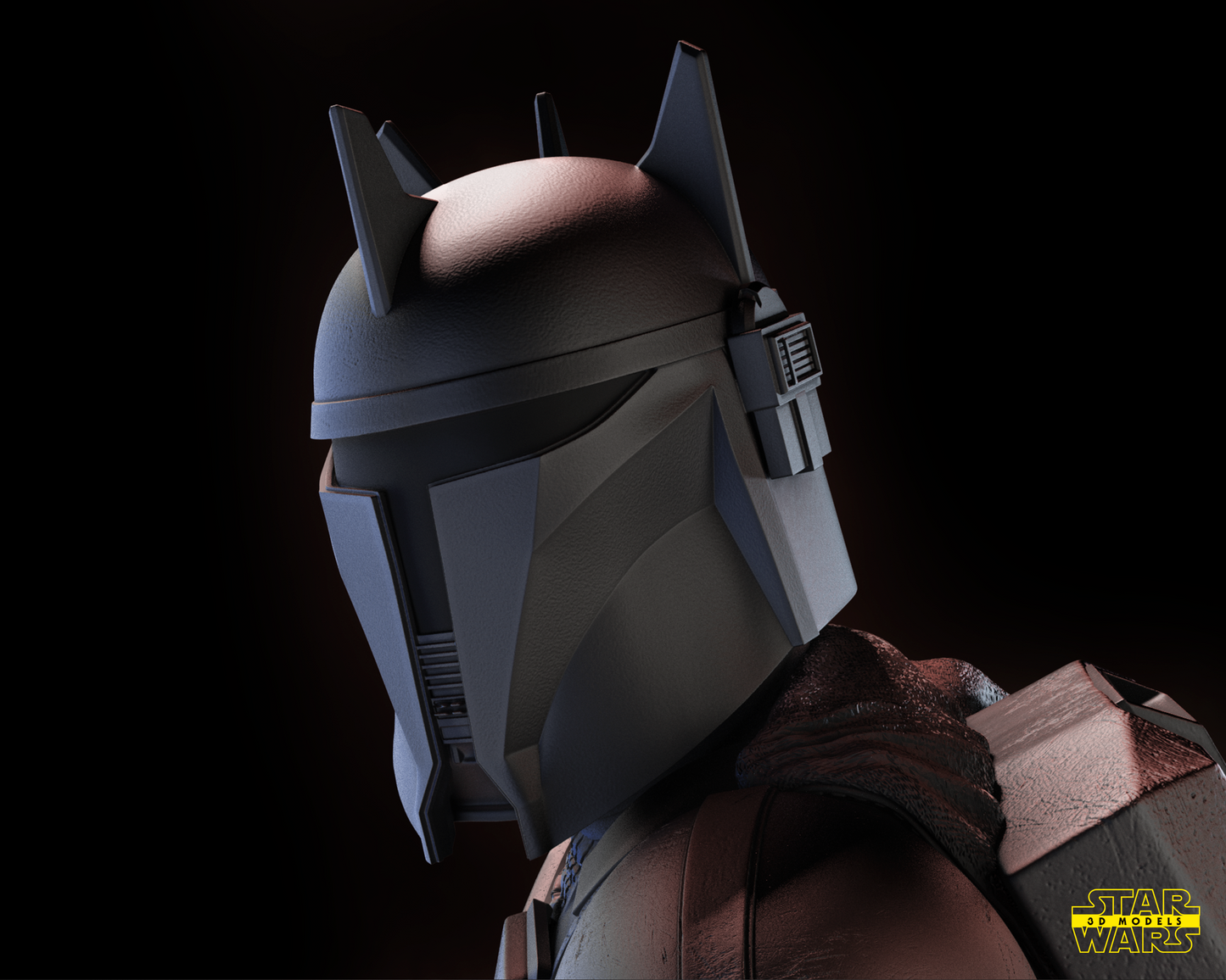 Moff Gideon Sculpture (Fan Art) Star Wars - 1:6 or 1:12 Scale (310mm or 155mm) - 3D Printed