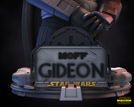 Moff Gideon Bust (Fan Art) Star Wars - 4 or 8 Scale (300mm or 150mm) - 3D Printed