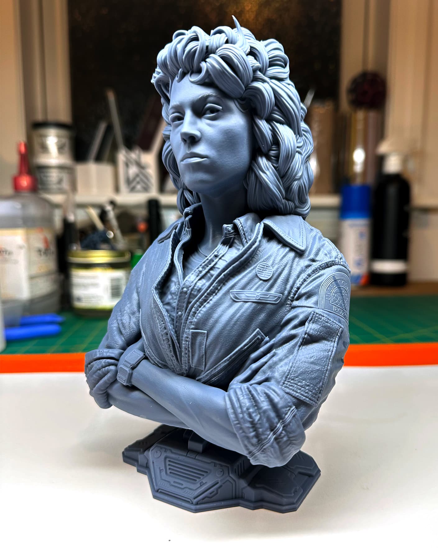 Ellen Ripley (Alien) Bust - 118mm to 236mm 3D Print (Fan Art)