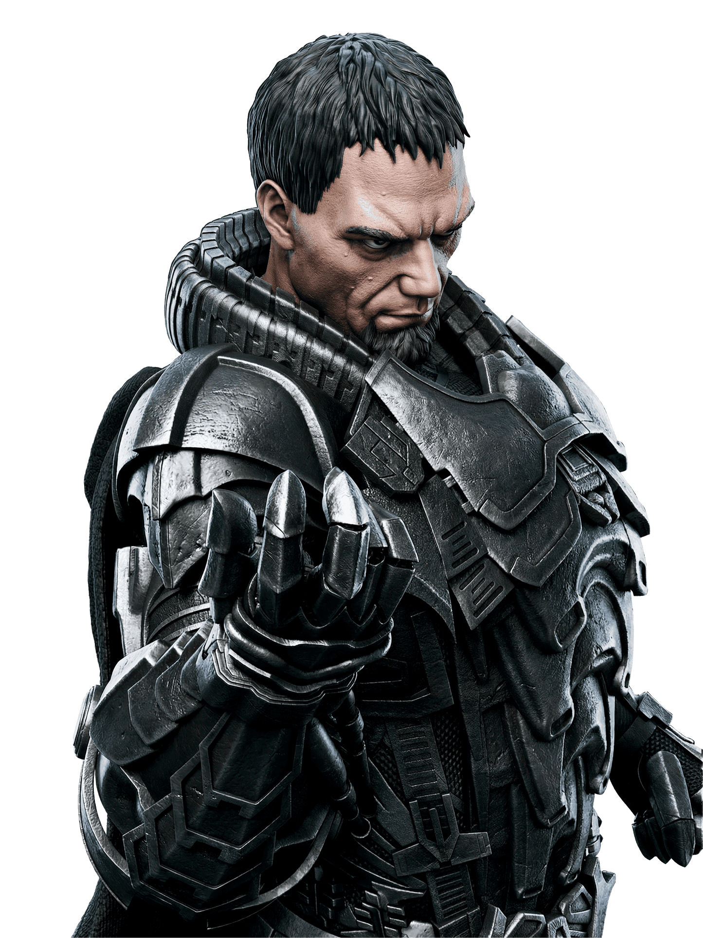 General Zod - Sculpt - 6 or 12 scale - 3D Model Kit - Fan Art