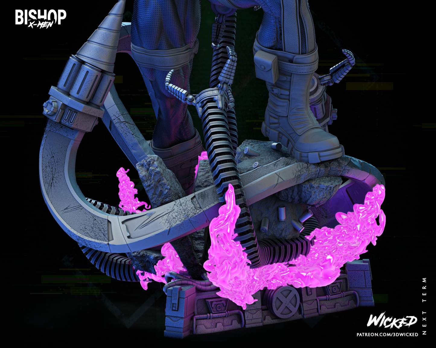 Bishop (Marvel) Sculpture