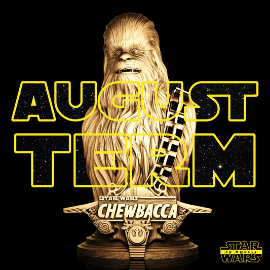 Chewbacca Bust (Fan Art) - 1:4 or 1:8 Scale (200mm or 100mm) - 3D Printed