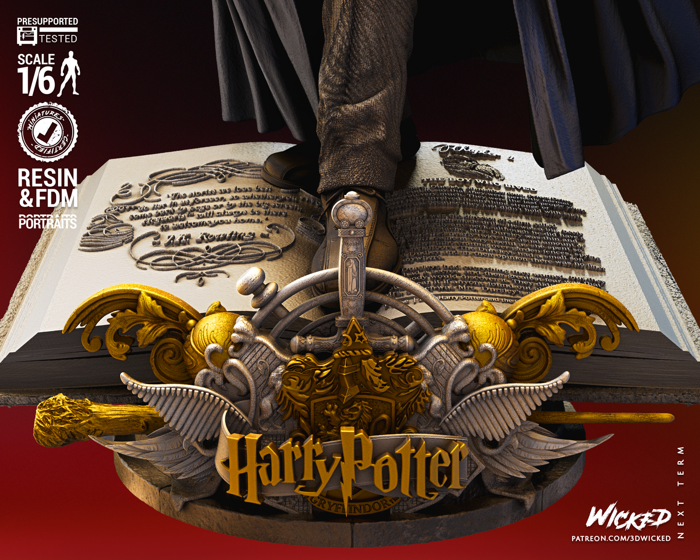 Harry Potter Sculpture - 1/6 scale 330mm Fan Art