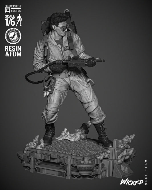 Egon (Ghostbusters) - 3d Printed 6 and 12 Scale - Fan Art (Wick3d)