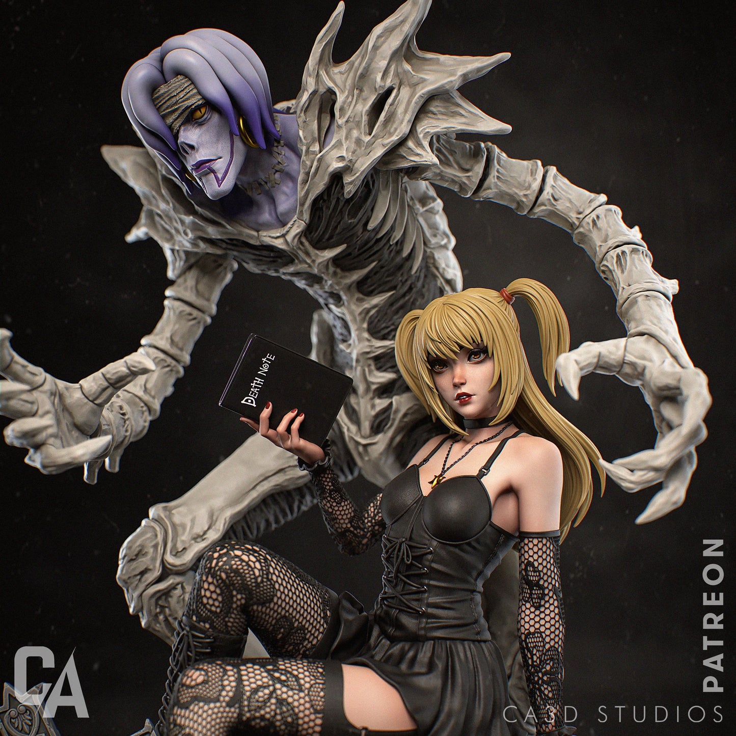 Misa Amane Death Note model - unpainted unassembled