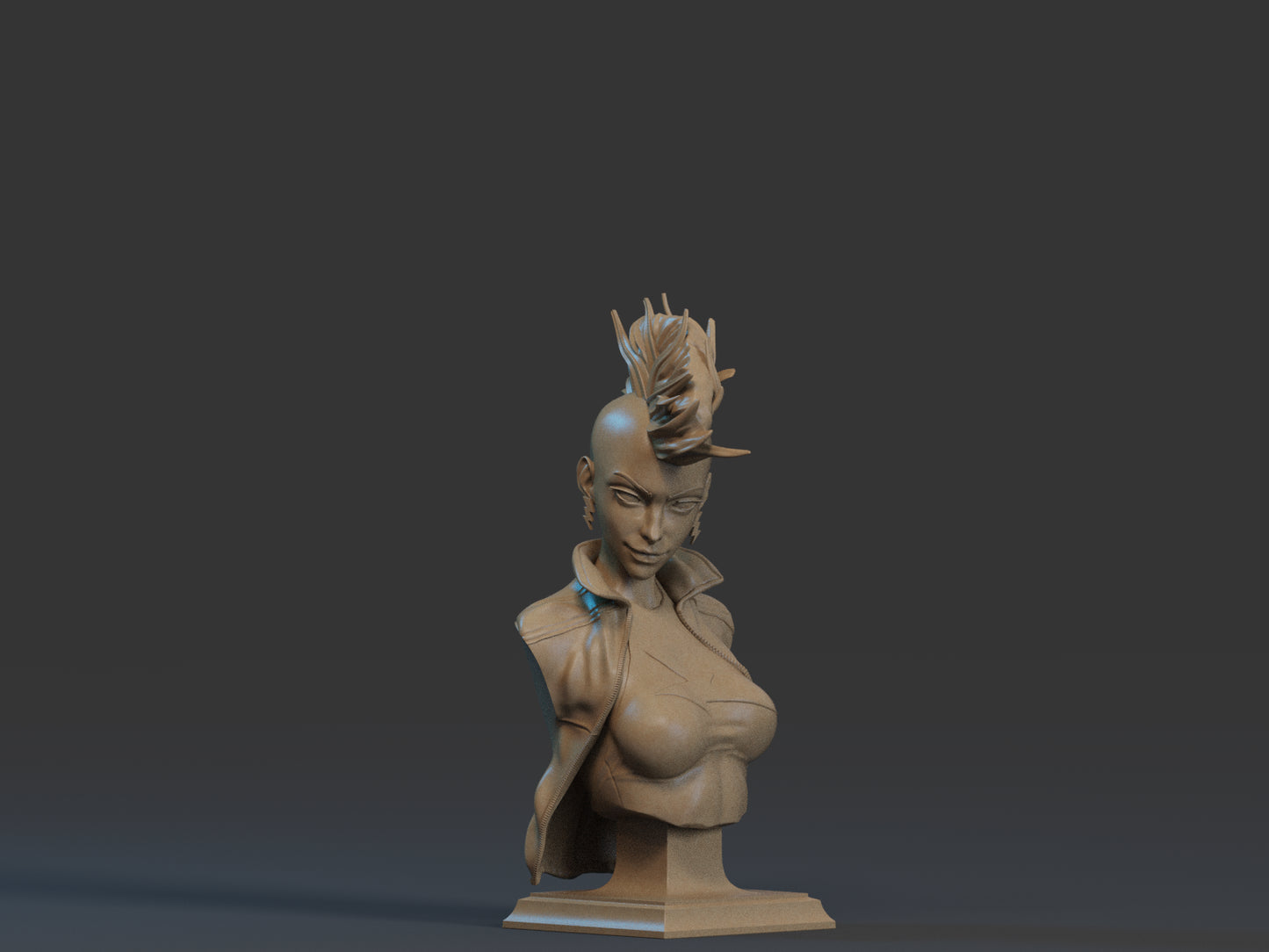 Storm (X-Men) Bust 3D Printed Bust 12th, 9th and 6 Scale.