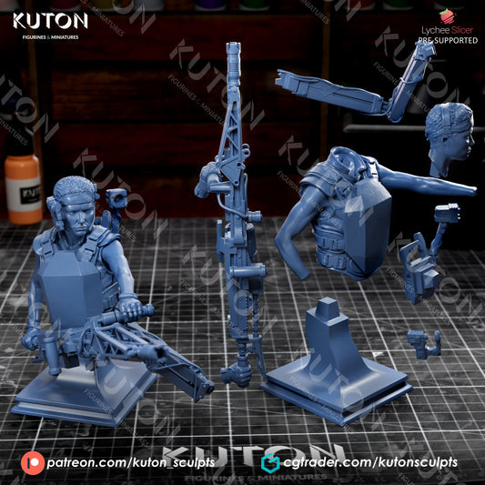 Private Vasquez (Alien) 3D Printed model 165mm (1/10 scale) - Fan Art