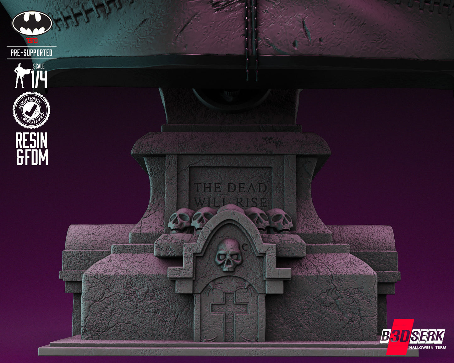 Harley Quinn Zombie (Fan Art) Bust - 4 or 8 scale (290mm or 145mm)