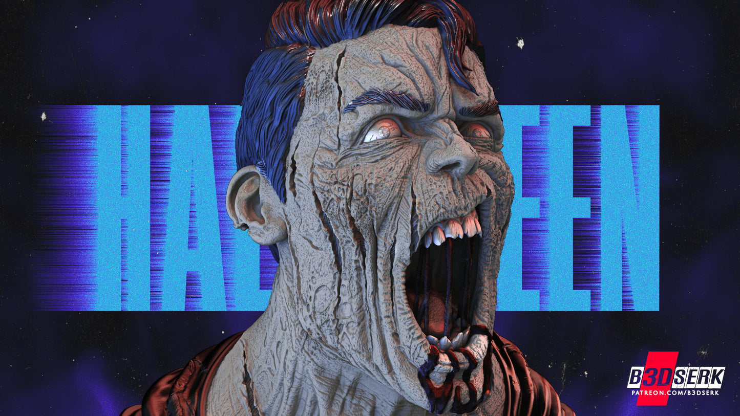 Superman Zombie (Fan Art) Bust - 4 or 8 scale (300mm or 150mm)