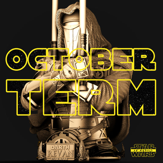 Darth Revan Bust (Fan Art) - 1:4 or 1:8 Scale (320mm or 160mm) - 3D Printed