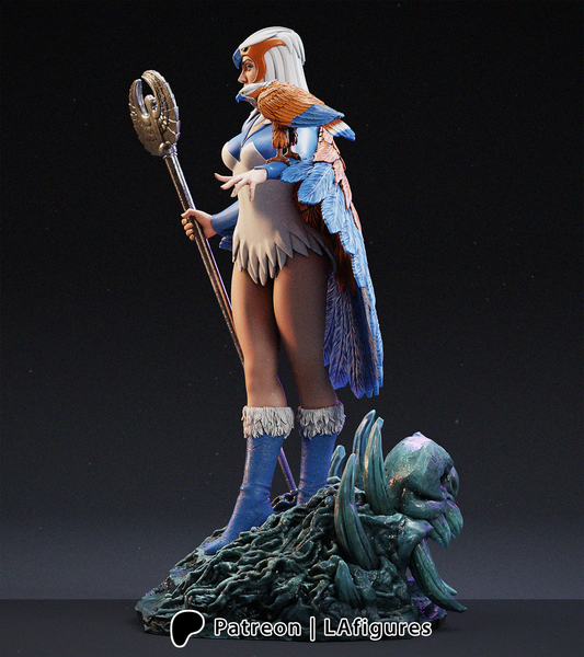 Sorceress Statue - 1:10 - 3D Print Fan Art Model Kit
