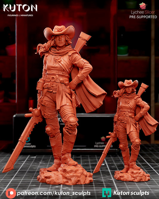 Crankshots 3d Printed Statue - 10 Scale and Miniature available