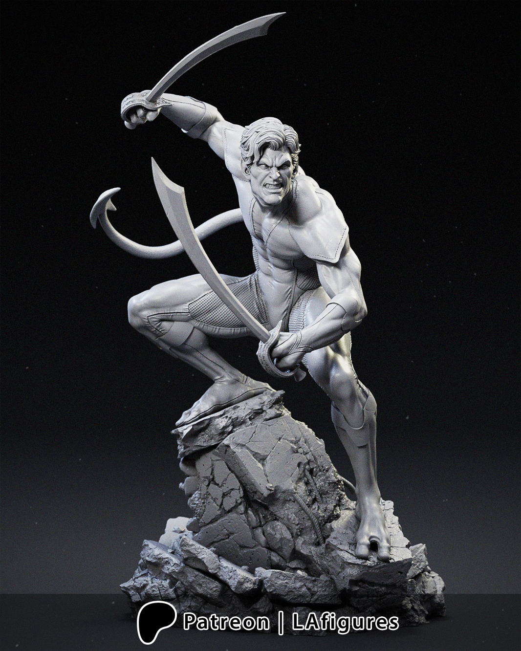 Nightcrawler (X-Men) 3D Print Fan Art - 10 Scale - LA Figures