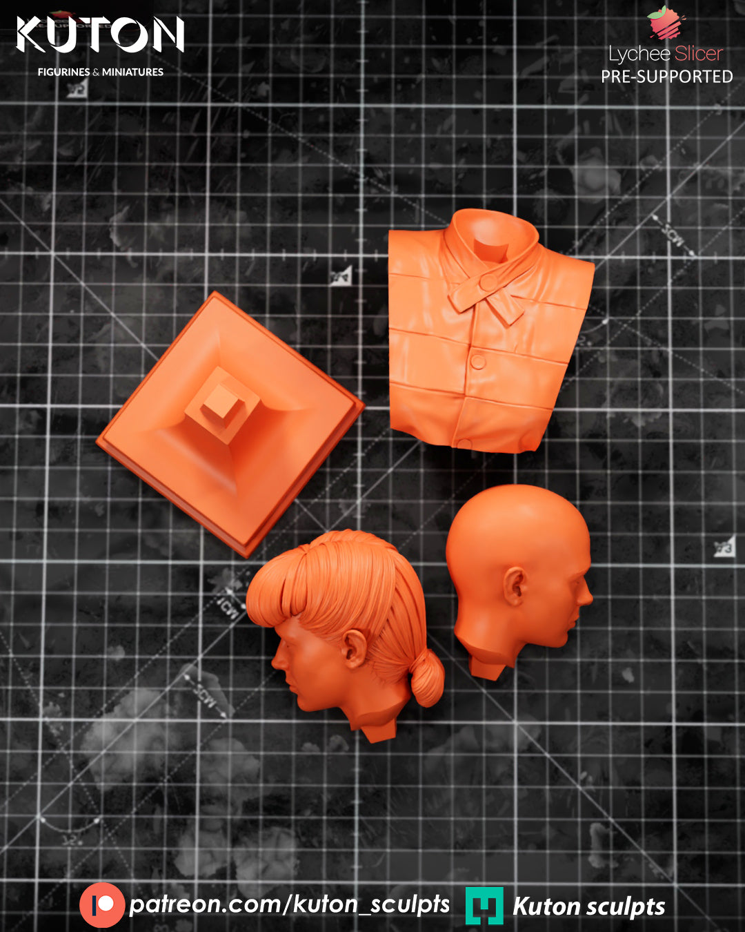 Rachael (Blade Runner) 3D Printed Model Kit - 1:10 Scale