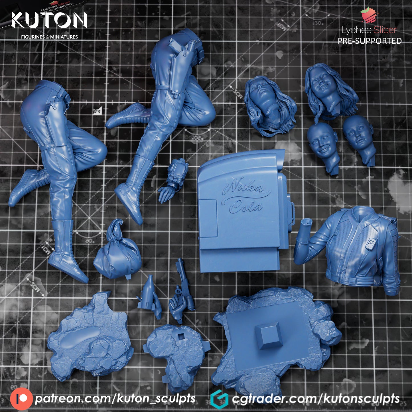 Fallout - Lucy MacLean - 3D Printed Fan Art (Kuton)