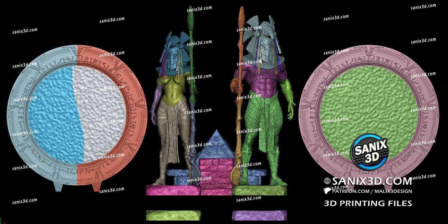 Stargate (Horus Guards) - Fan Art - 3D Print model kit